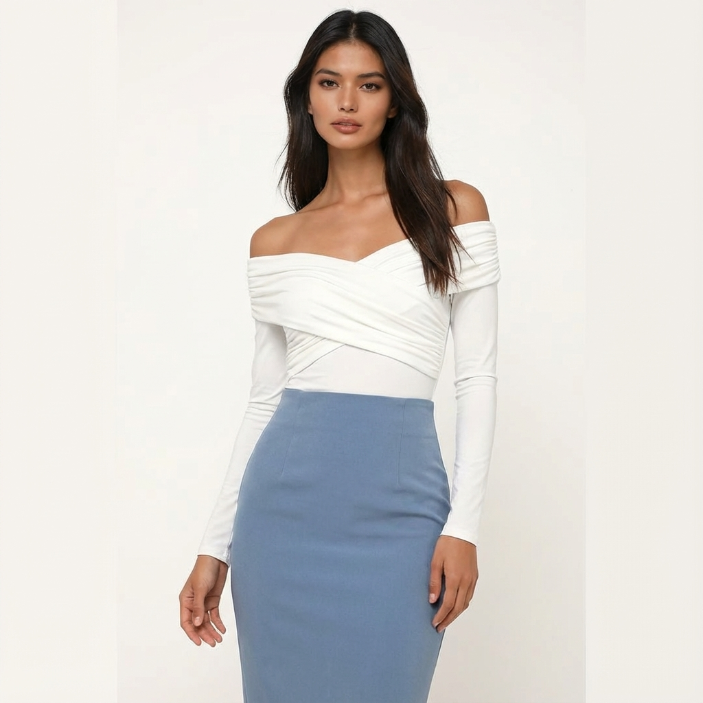 Nordwool Off Shoulder top