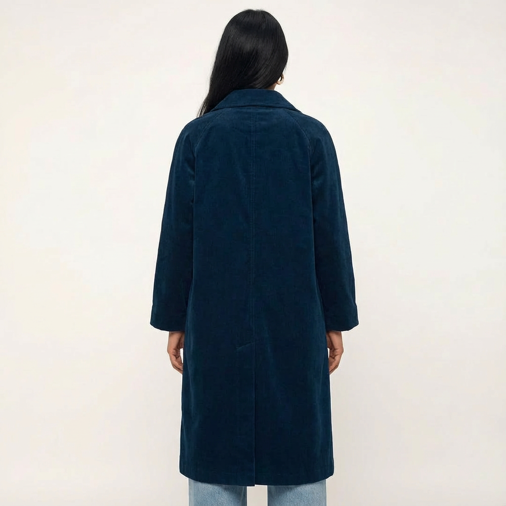 Casual Loose oversized Corduroy Trench Coats