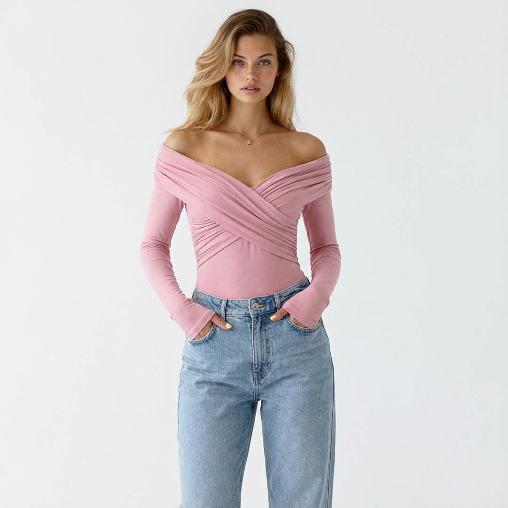 Nordwool Off Shoulder top