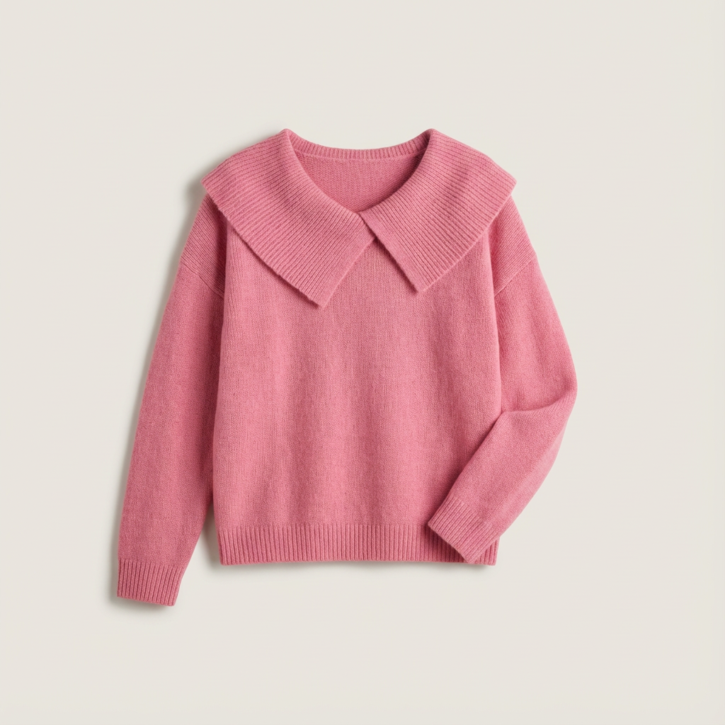 Nordwool Zachte Gebreide Trui met Kraag