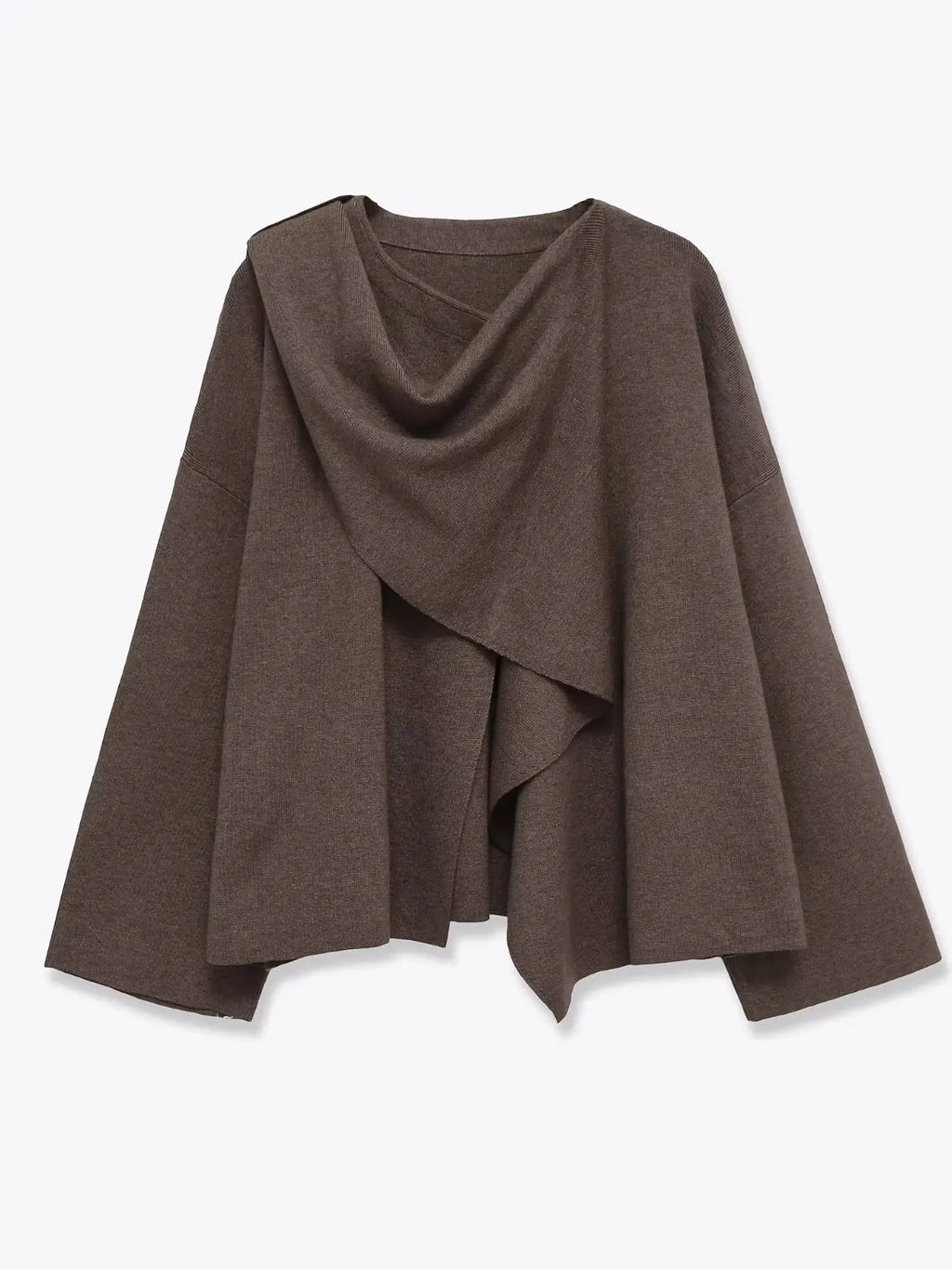 Asymmetric Knitted ort Coat