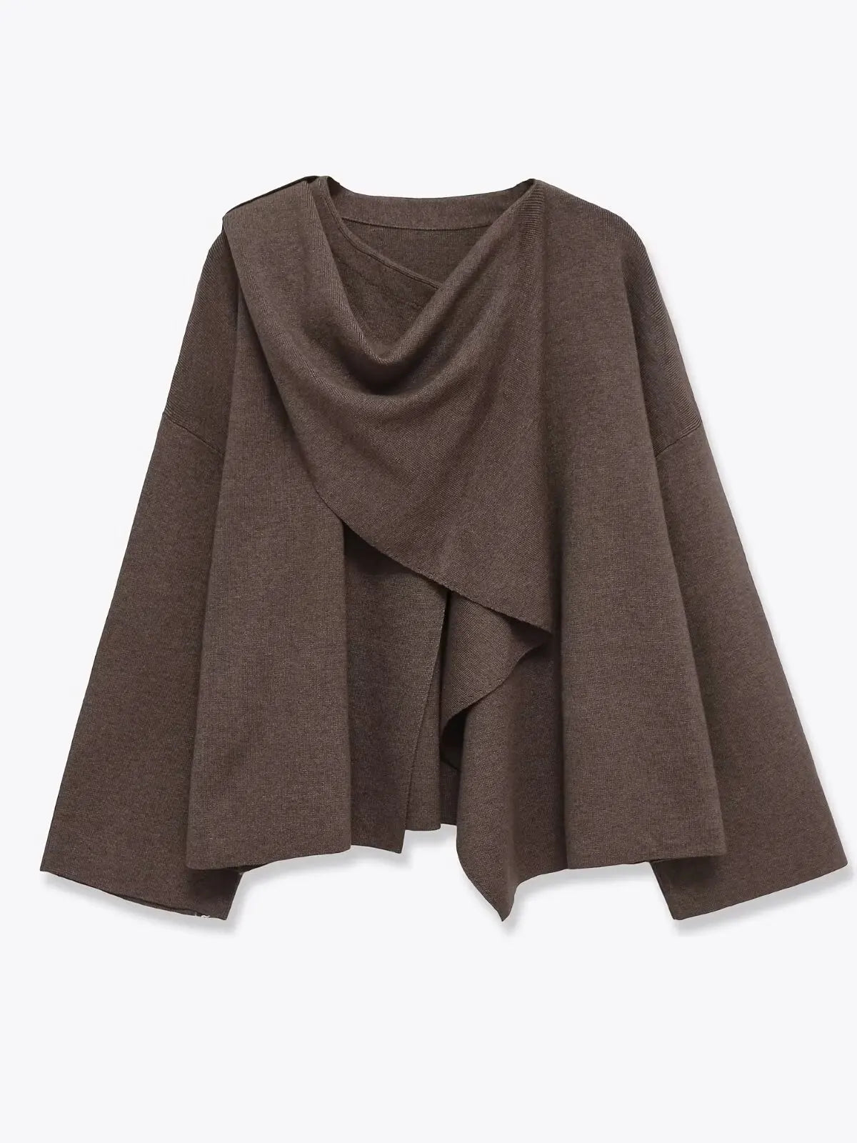 Asymmetric Knitted ort Coat