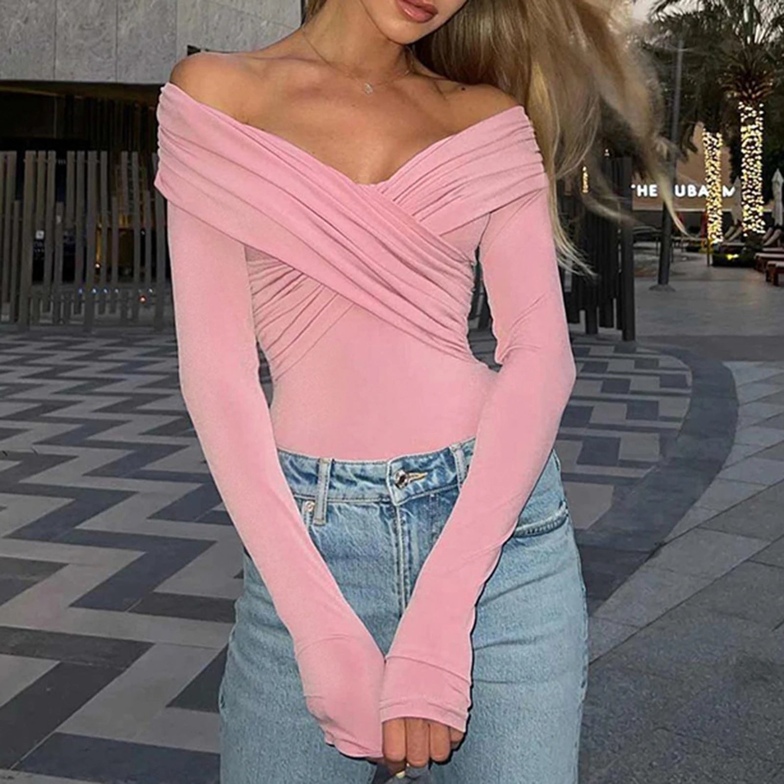 Nordwool Off Shoulder top