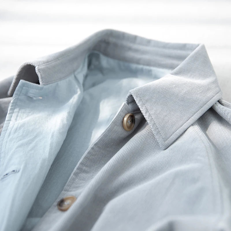 Casual Loose oversized Corduroy Trench Coats