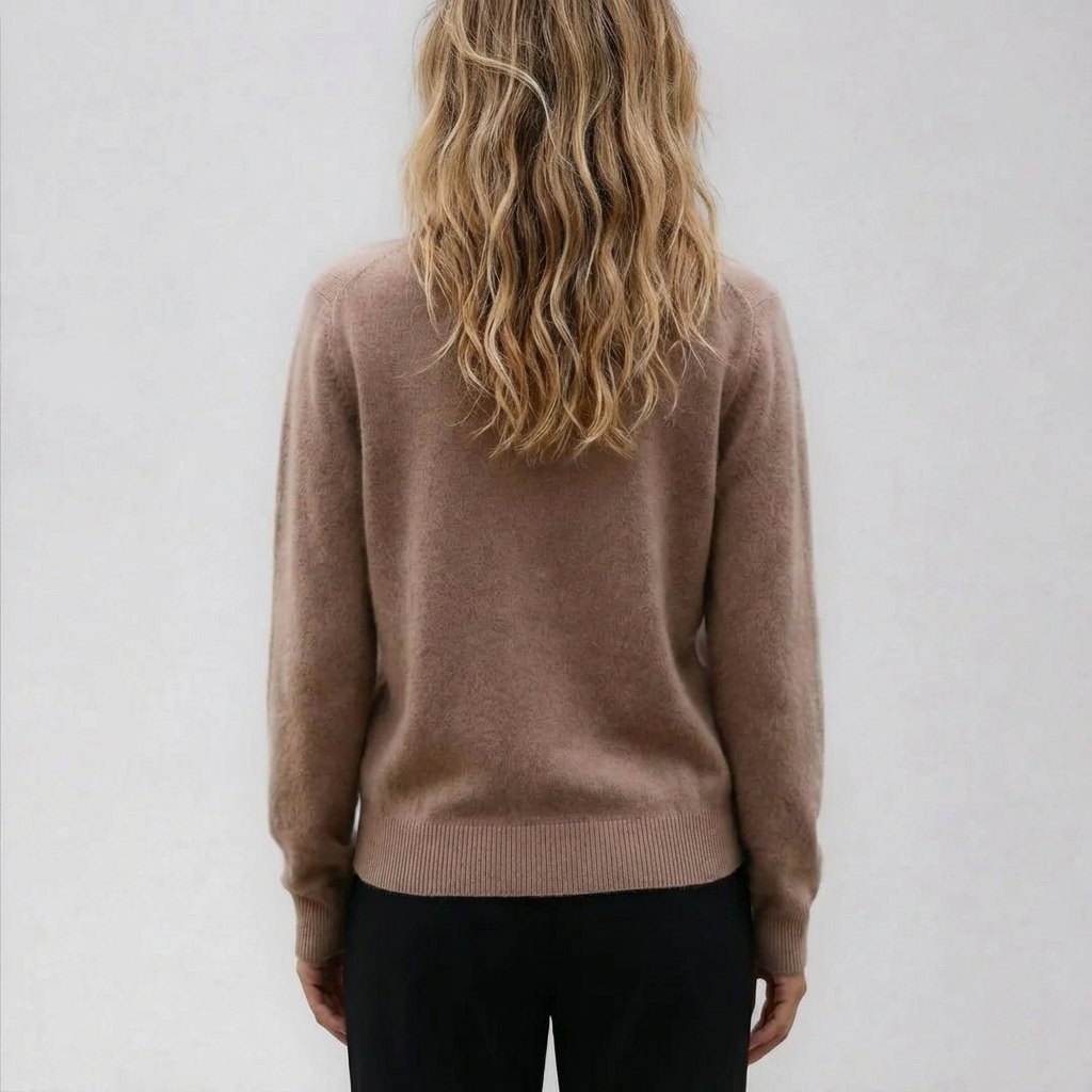 Cardigan Sweater O-neck