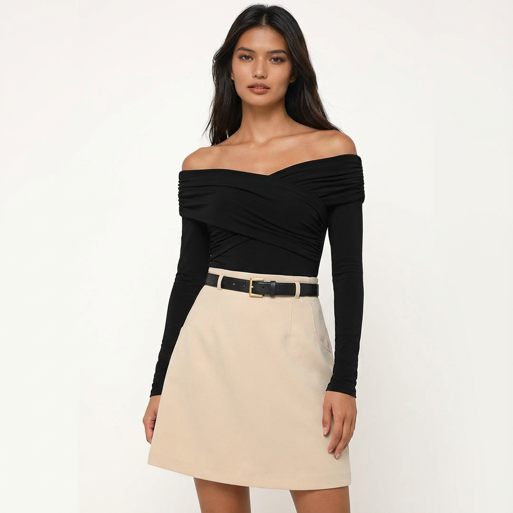 Nordwool Off Shoulder top